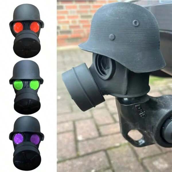 1 PIEZA Cubierta para enganche de remolque, diseño de casco a prueba de polvo Cubierta para enganche de remolque Protector de enganche de remolque Tapa segura Tapón protector contra el polvo