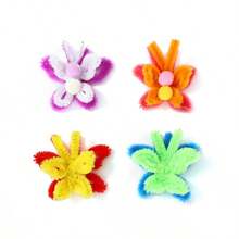 [500 件/1 套] 管道清洁器工艺套件，包括 100 件混合颜色的管道清洁器、150 件混合尺寸的活动眼珠（8 毫米、1 毫米、12 毫米、15 毫米）、200 件混合尺寸的绒球、50 件彩色冰棒棍，用于工艺品、艺术和手工艺品用品、管道清洁器绒球工艺和工艺工具、DIY 学校用品套件、制作套件、艺术和手工艺品用品、管道清洁器套件、管道清洁器、工艺用品套件、艺术项目活动创意。