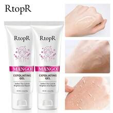 Herbal Extract Face Exfoliating Gel, Brightens Complexion, Removes Dead Skin, Leaves Skin Refreshed And Non-Drying, Suitable For Whole Body (Mango/Matcha Available) - Clear - View 3