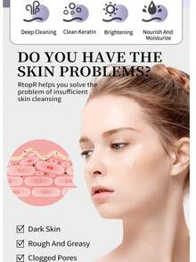 Herbal Extract Face Exfoliating Gel, Brightens Complexion, Removes Dead Skin, Leaves Skin Refreshed And Non-Drying, Suitable For Whole Body (Mango/Matcha Available) - Clear - View 5