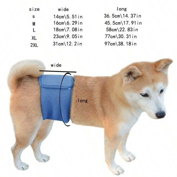 Breathable Mesh Dog Physiological Pants, Solid Color, With Waistband, Anti-Harassment Underwear For Male Dogs