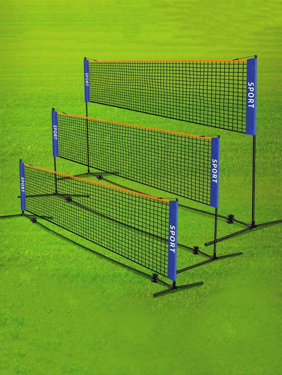 1pc Portable Badminton Net, Professional Level For Home, Indoor And Outdoor Use (Not Including Stand) - Multicolor - View 1