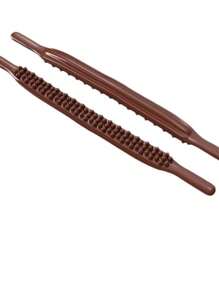 1pc 59/65 Beads Triple Row Manual Massager Wand, Full Body Meridian Acupressure Massage Tool, Battery-Free, Used For Muscle Relief, Scraping Massage, Full Body Massage, Leg & Arm Massage, Fatigue Relief, Sore Muscle Relief From Work & Exercise