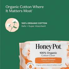 The Honey Pot Company - Non-Herbal Everyday Panty Liners For Women - Organic Cotton Cover & Ultra-Absorbent Pulp Core - Sanitary Pads - Feminine Care - FSA & HSA Eligible - 30 Ct - Non-Herbal Everyday Liners - 查看 3