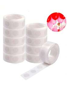Double-Sided Balloon Glue Dot, Transparent Balloon Stickers For Weddings, Valentine's Day, Birthdays And Parties, Strong Adhesive Pad For Balloon Tying, Leaves No Residue, Removable, Round Shape, Ideal For Hanging, Double-Sided Tape, DIY Scrapbooking Crafts, Mother's Day Gift For Mom - Multicolor - View 6