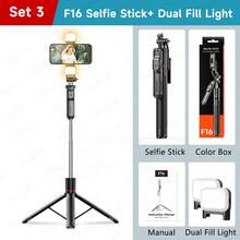 TOKQI 67"/170cm Alloy Bluetooth Selfie Stick Tripod With Stable Handle - 360° Rotatable Phone Holder, Wireless Remote And Detachable Stand, Compatible With /Camera/Smartphone - 3-In-1 Foldable (Handheld/Desktop/Tripod), Suitable For Vlog, Travel And Stabilized Video, Compatible With IOS And Android Phones, Ideal For Summer Vacation, Travel, Fill Light, Outdoor Activities And Live Streaming. - Multicolor - View 14