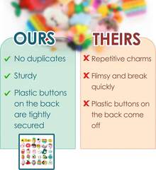 Mr. Pen- Different Charms, 30, 50, 60 Pcs, PVC Random Decoration Charms Decoration - Playful Taste - View 10