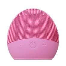Beauty Facial Cleansing Brush Face Skin Care Tools Waterproof Silicone Electric  Cleanser Facial High Frequency Wand - Pink - View 1