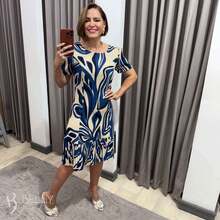 Vestido Midi Barrado plissado  Estampa total  Padrão Texturizado  Floral    Tecido    Nó  Botões na frente  Drapeado  Plissado  Plissado    Praia  Noite  Casamento  Escritório  Festa de aniversário  Festa do chá de bebê  Night  Trabalhar  Formal e Noturno
