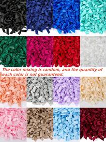 50pcs/Pack Silk Satin Ribbon Bows, Used For Gift Packing Decoration, DIY Hair Clips & Headbands, Gift Baskets, Birthday Packages, Holiday Decorations, Office Decor, Wedding Decor, Bridal Shower Decor, Cake Decorations, Party Supplies, Clothing, Shoes, Bags, Lingerie Accessories, Garment Trims