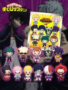 1PC Crunchyroll Officially Licensed Key Chain Blind Bag Mystery Anime Figure Mini Adorable Random One Midoriya Izuku And Bakugou Katsuki Or Other Characters Cartoon Merch Cute Anime Character Bulk Statue Surprise Gift Collectible Ornament - Phong cách 3 - Xem 2