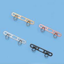 1 件双扣金属超薄防丢背贴，不锈钢侧夹 - 彩色 - 查看 5