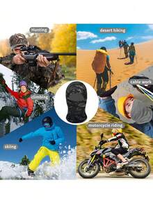 1/3Pcs Ski Mask For Men Women, Balaclava Face Cover, Shiesty Mask UV Protector Lightweight For Motorcycle Snowboard3Pcs Ski Mas, - A - View 8