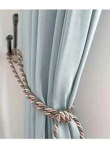 1pc,Simple Rural-Style Curtain Hangers - A Sleek And Retro Design, Suitable For Curtain Accessories In Bedrooms And Living Rooms. Easy To Install, Durable, Versatile And Space-Saving! Practical Hangers