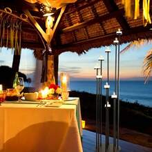 9-Arm Candle Holder, Floor Candelabra For Fireplace Decor, Gold/Black Metal Candle Stand For Pillar Tealight Candles, Suitable For Wedding, Christmas, Home Decor, Birthday Party - Multicolor - View 6