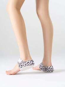 1 Pair Heel Cushion Shock Absorbing Hook And Loop Heel Guard Socks Inserts - Multicolor - View 3