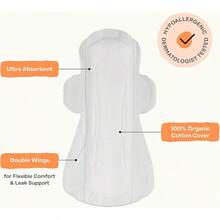 The Honey Pot Company - Non-Herbal Everyday Panty Liners For Women - Organic Cotton Cover & Ultra-Absorbent Pulp Core - Sanitary Pads - Feminine Care - FSA & HSA Eligible - 30 Ct - Non-Herbal Super Flow - 查看 5