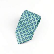 1 pieza Corbata clásica de moda a cuadros para hombre, adecuada para bodas, fiestas y regalos