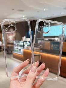 Straight Transparent Micro-Hole Minimalist Shockproof Thick Phone Case, Compatible With Iphone 15/IP16 PROMAX XR /7/8 IPhone 15Promax/12PROMAX/13PROMAX/14PROMAX 13 14 11 12p14pro 11soft Shell P12 Anti-Drop XS.XR /78P.78GES2, Fit For A134G A22 A21S A514G A52 S22 ULTRA A335G, Fit For Redmi 10 Redmi Note 114G Redmi 11Lite A53tpuA14 /A23/S23ULTRA S24 A14 A15 S23 A73, Redmi Phone Case Waterproof Scratch Resistant