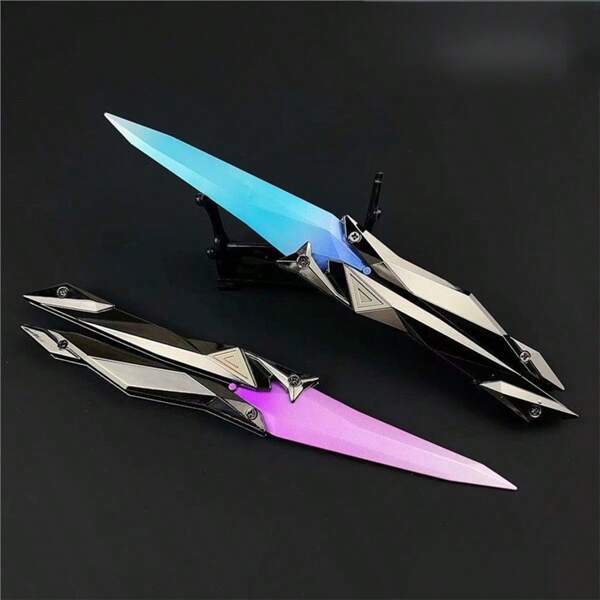 2025 New Model Fearless Contract Valorant Singularity 2.0 Butterfly Toy, Full Injection Molding Foldable Game Peripheral Model, Collectible Stress Relief Toy, Portable Fan Gift, Suitable For Birthday, Easter, Christmas, Holiday, Graduation, Independence Day, Back To School Occasions, New Product