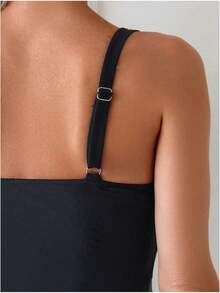 Women's Swimwear – Sculpted Soft Control Tankini With Full Coverage Swim Bottom, Stylish And Supportive For Comfortable Beach And Poolside Wear - Đen đặc - Xem 4