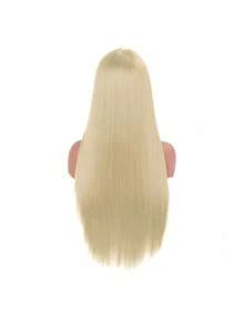 MOLOLAN pelucas sintéticas para mujer cabello ondulado natural negra/marrón para cosplay y uso diario pelucas largas rizadas peluca lolita moda fibra resistente calor ideal fiestas cosplay extensiones de pelo liso largo uso diario peluca natural cambio gradual (peluca*1 redecilla*1) - Beis - Ver 9