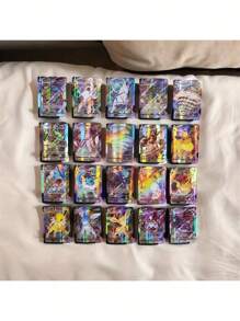 Pokemon300 Pcs ,Pokemon Cards,Cards (V Series, Vmax, GX Rare Cards), Anime Games Cards, GiftsFor Anime Fans, Adults Holiday Gifts, Party Suppliess, Holiday Accessories,﻿Set | Hot Collectible For Fans, Vibrant Holo Foil Mix | Limited Time Offer - 30% Off Today! Includes 300+ Rare Cards!"