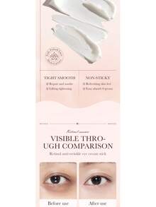 3g Retinol Eye Serum Stick, Removes Dark Circles, Lifts & Firms, Repairs & Brightens Eye Area, Deep Hydration (2 Types Available) - White - View 11