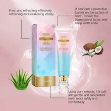 100g Pasta de dientes blanqueadora de niacinamida - Limpieza profunda, aliento fresco con menta, aceite de coco y aloe vera, cuidado oral diario para hombres y mujeres - Multicolor - Ver 6