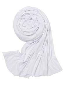 1 Khăn trùm đầu Hijab dành cho nữ, Khăn trùm đầu Khimar màu trơn, Thời trang & Đa năng, Thuận tiện khi ra ngoài, cầu nguyện, Chống tia UV, Thoáng khí, Phù hợp mặc mọi mùa - Khăn tay áo - Xem 26