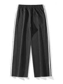 Men's Casual Comfortable Loose Drawstring Sports Wide Leg Pants,Minimalist Sweatpants