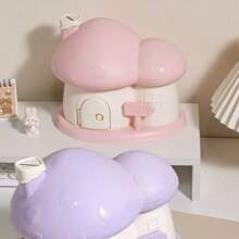 1 pieza Hucha con forma de casita de dibujos animados, muy atractiva y miniatura, decoración linda para la sala de estar