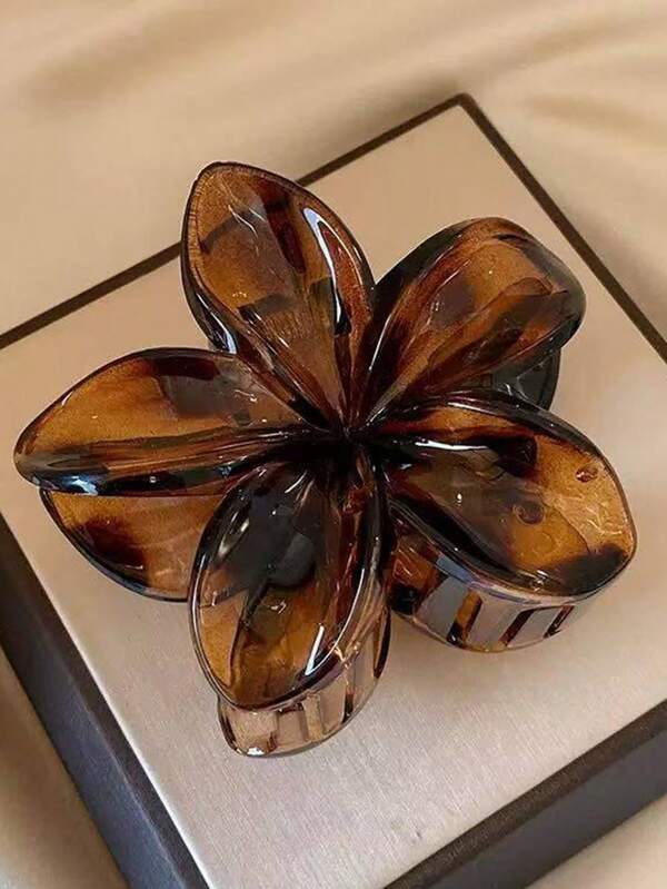 Pinza de pelo con diseño de flor francesa vintage, estilo elegante para mujer