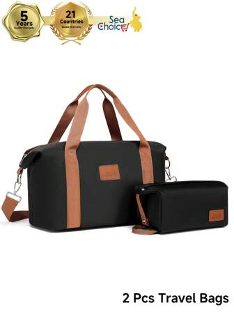 Borsa da viaggio Sea Choice 40 x 20 x 25 cm, borsa bagaglio a mano grande da donna impermeabile per aereo, borsa week-end e da notte, borsa da viaggio per vacanze, idee regalo di Natale per donne e ragazze, regali di Ringraziamento, regali di compleanno per mamma e amica