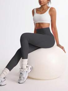 TCVC Leggings ajustados de cintura alta para mujer, pantalones deportivos elásticos de cintura alta, moldeadores de figura, control de abdomen de cintura alta, adecuados para deportes interiores/exteriores, mallas de yoga