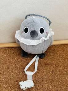 1 件可爱企鹅和雪人挂饰，创意节日装饰毛绒公仔玩偶，幸运小雕像礼物