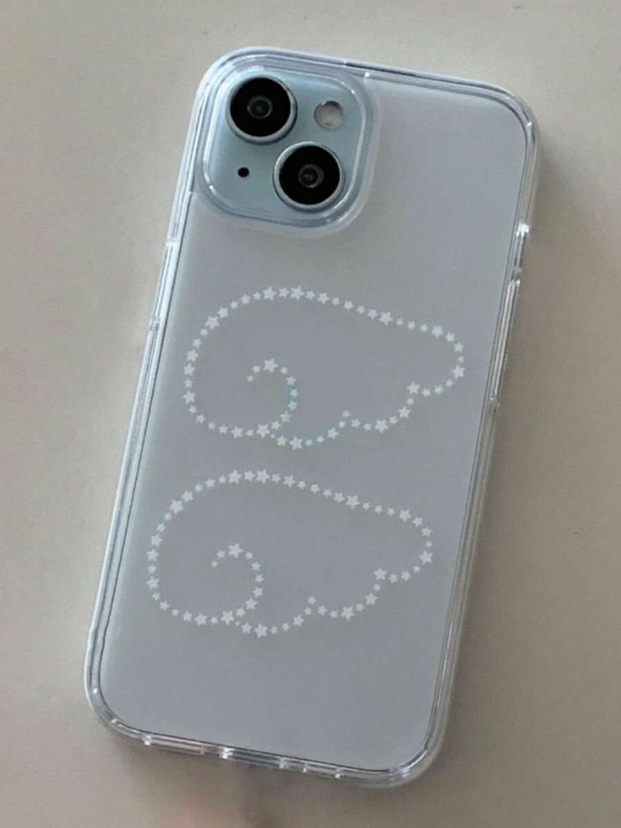 可爱卡通星星天使翅膀新款手机壳，兼容 17 Pro Max 16 15 14 13 12 11 Pro Max 14 15 16 Plus 17 13，可爱透明软壳后盖