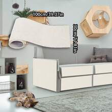 1 件自粘式猫抓垫,用于墙壁、地毯、沙发和家具保护,适用于猫抓柱自粘式猫抓板垫地毯沙发家具保护器、宠物抓挠玩具、猫抓训练器、自粘式猫抓板 - 彩色 - 查看 26