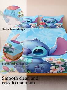 Disney Juego de 3 mantas con estampado de tótem de lobo (1 funda nórdica de plumón + 2 fundas de almohada, sin relleno). Juego de cama estampado, suave y cómodo, ideal para dormitorio y habitación de invitados.