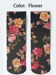 Leopard Print Thin Socks, Lightweight Soft Socks, Women'S Socks, Summer Socks, Luxury Socks, Women'S Knee Socks And Stockings, Breathable And Comfortable, Mature Leopard Print Socks For Women, Daily Essentials, Back To School