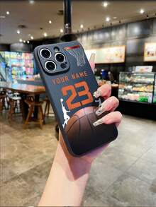 1 件黑色 TPU 可定制手机壳，带文字、字母、图案设计，防震，兼容苹果/配套/挂绳/腕带/趣味/安卓/OPPO 手机