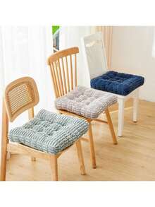 1pc Floor Pillow & Cushion With Non-Slip Backing Large Meditation Chair CushionsThick Square/Round Seat Pad, Soft Tufted Seating Pouf For Indoor/Outdoor Yoga Bench Rocking Chair Room Tatami Sofa - 咖啡 - 查看 9