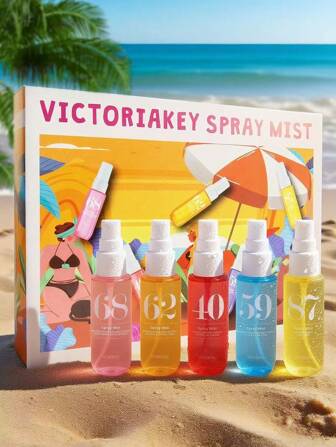 5/1pc 40ml Brazilian Collection Spray Mist With Gift Box - Limit Edition Aromatherapy Indoor, Outdoor Air Freshener Fragrance Multi-Layered Heightened State Of Bliss Spray With Long Lasting Natural Fresh Charming Essentials, Releasing Elegant Janeiro Vanilla Coconut Floral Fruity Citrus Wood Aquatic Ocean Sea Scent For Dating, Party, Gathering, Traveling, Holiday, Home, Hotel, Office, Ideal Gift For Family, Relatives And Friends