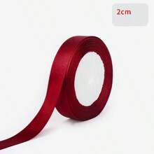 25 Yards Of Luxurious Wine Red Silk Satin Ribbon - Perfect For Weddings, Parties, Gift Wrapping, And DIY Projects