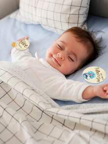 11件套 - 宝宝成长里程碑摄影道具：10个双面木质里程碑圆盘和1个单面“欢迎回家”纪念木板。非常适合用于新生儿公告、婴儿派对礼物、第一个里程碑庆祝活动、摄影道具、孕期纪念品、宝宝成长里程碑以及婴儿派对回礼。 - 彩色 - 查看 10