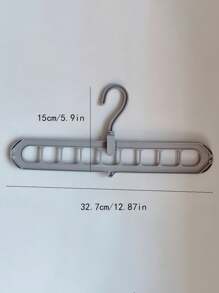 5/8Pcs Expandable Folding 9-Holes Hanger, Heavy-Duty Foldable Hangers With 9 Holes, 9-Hole Clothes Hanger, Storage Non-Slip Drying Clothes Rack, Room Decor, Home Decor, Bed Room Decor, Dress, Pants, Shoes, Jeans, Boots, Skirt, Spring, Minimalist, Summer Tops, Durable, Foldable Design For Efficient Storage Of Shirts, Pants, Bags & More - Ideal For Dorms & Bedrooms, Clothes Organizer Storage