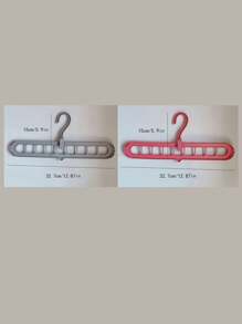 5/8Pcs Expandable Folding 9-Holes Hanger, Heavy-Duty Foldable Hangers With 9 Holes, 9-Hole Clothes Hanger, Storage Non-Slip Drying Clothes Rack, Room Decor, Home Decor, Bed Room Decor, Dress, Pants, Shoes, Jeans, Boots, Skirt, Spring, Minimalist, Summer Tops, Durable, Foldable Design For Efficient Storage Of Shirts, Pants, Bags & More - Ideal For Dorms & Bedrooms, Clothes Organizer Storage