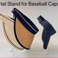 1 件亚克力棒球帽展示架，服装店帽架，家居收纳和防晒帽架