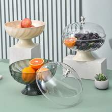 L Creative Fruit Bowl With Lid - Multicolor - View 8