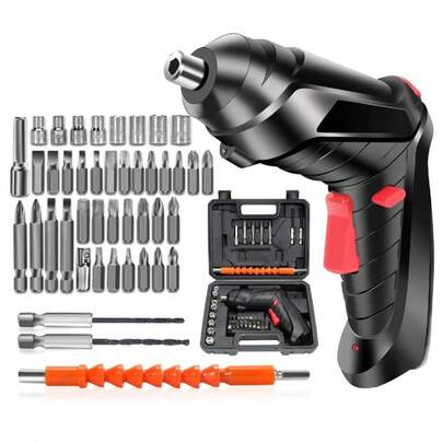 Don Feliz Set de destornillador electrico, kit de destornillador inalambrico, destornillador electrico sin cable recargbale